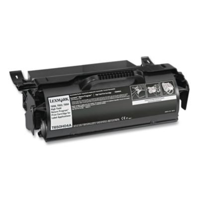 T650h04a Return Program High-Yield Toner, 25,000 Page-Yield, Black
