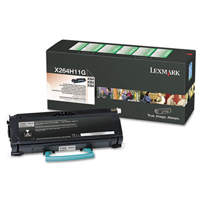 X264h11g Return Program High-Yield Toner, 9,000 Page-Yield, Black