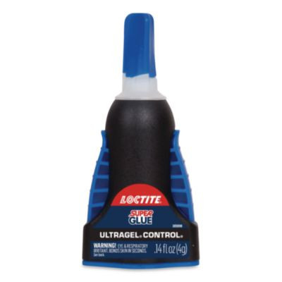 Ultra Gel Control Super Glue, 0.14 Oz, Dries Clear