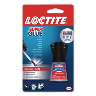 Super Glue Brush On, 0.17 Oz, Dries Clear