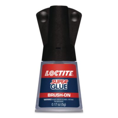 Super Glue Brush On, 0.17 Oz, Dries Clear