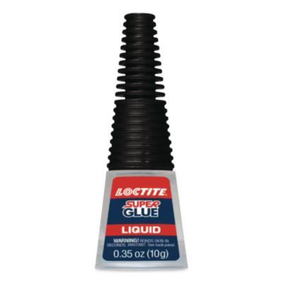 Longneck Bottle Super Glue, 0.18 Oz, Dries Clear