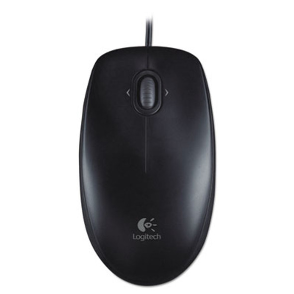 M100 Corded Optical Mouse, Usb 2.0, Left/Right Hand Use, Black