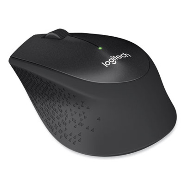 M330 Silent Plus Mouse, 2.4 Ghz Frequency/33 Ft Wireless Range, Right Hand Use, Black