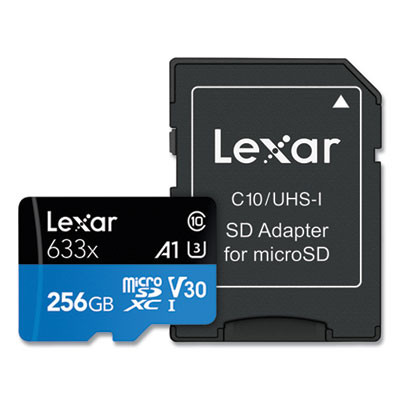 Microsdxc Memory Card, Uhs-I U1 Class 10, 256 Gb