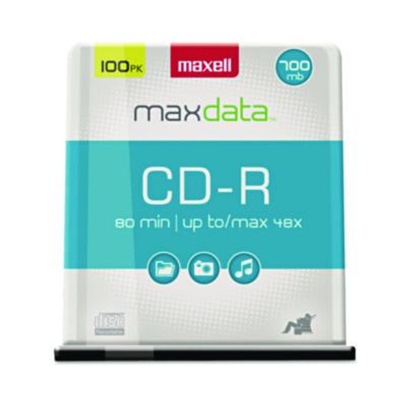 Cd-R Discs, 700 Mb/80 Min, 48x, Spindle, Silver, 100/Pack