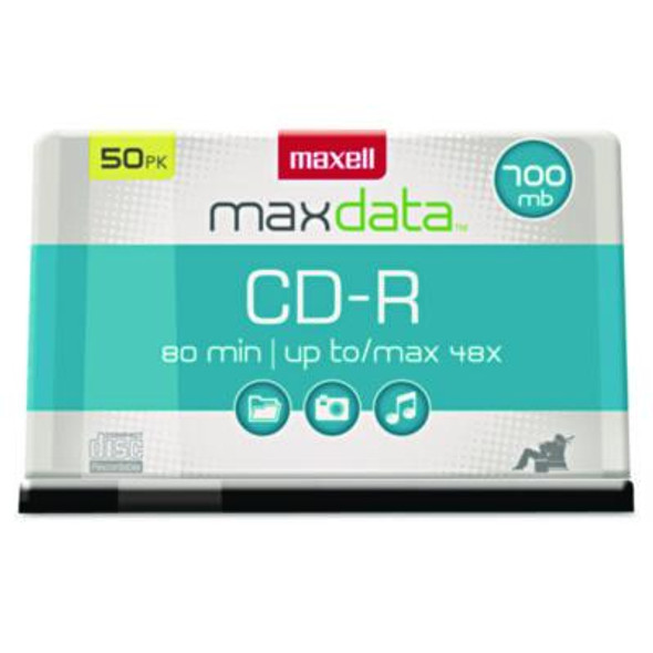 Cd-R Discs, 700 Mb/80 Min, 48x, Spindle, Silver, 50/Pack