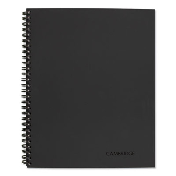 Wirebound Guided Business Notebook, Action Planner Project-Management Format, Dark Gray Linen Cover, (80) 11 x 8.5 Sheets