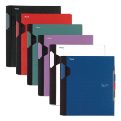 Advance Wirebound Notebook, 5-Subject, Medium/College Rule, Randomly Assorted Cover Color, (200) 11 x 8.5 Sheets