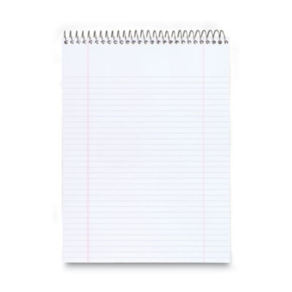 Stiff-Back Wire Bound Notepad, Medium/College Rule, Navy Cover, 70 White 8.5 X 11.5 Sheets