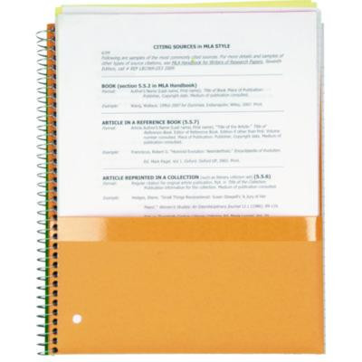 Wirebound Notebook, 1-Subject, Medium/College Rule, Red Cover, (100) 11 x 8.5 Sheets