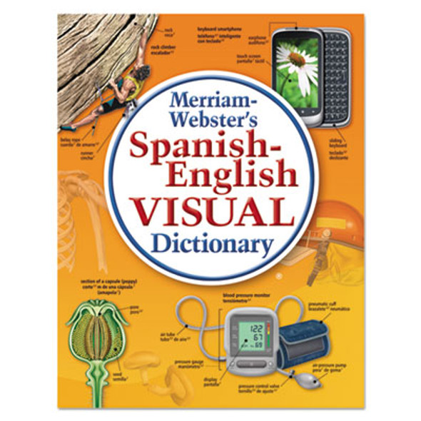 Merriam-Webster Spanish-English Visual Dictionary, Paperback, 1,152 Pages