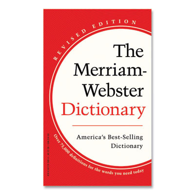 Merriam-Webster Dictionary, Revised Edition, Paperback, 960 Pages