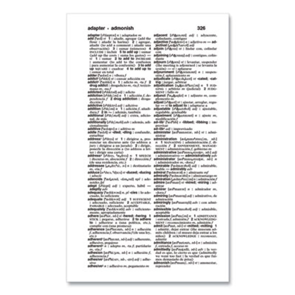 Merriam-Webster Spanish-English Dictionary, Revised/Updated Edition, Paperback, 4.14" x 6.75" (1" Thick), 928 Pages