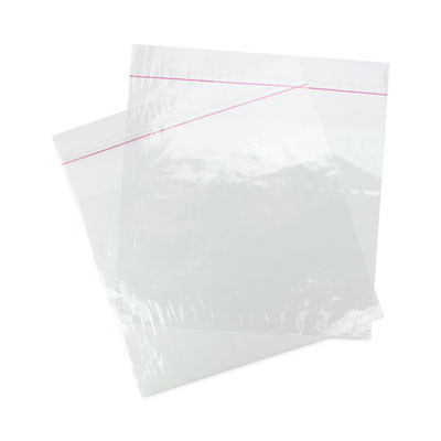 Sandwich Bags With Resealable Tape Closure, 10" x 8", Clear, 1,000/Carton