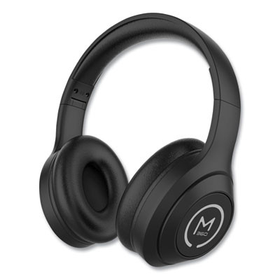 Comfort+ Wireless Over-Ear Headphones With Microphone, Black