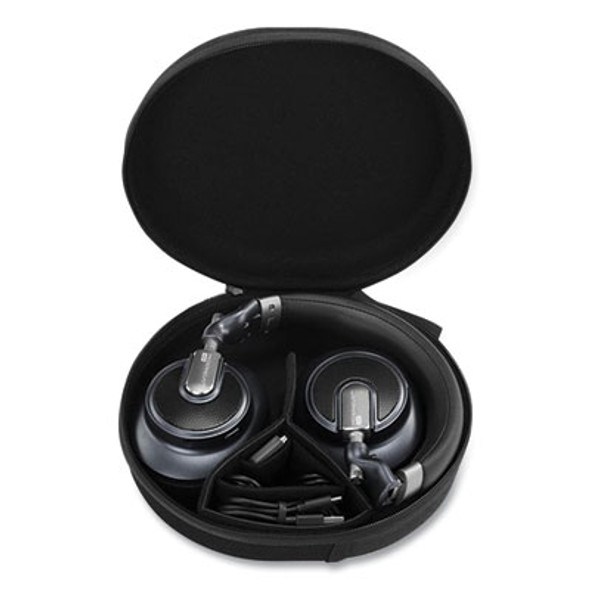 Verve Hd 360 Hybrid Anc Wireless Over-Ear Headphones, Black/Platinum