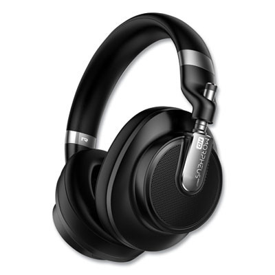 Verve Hd 360 Hybrid Anc Wireless Over-Ear Headphones, Black/Platinum