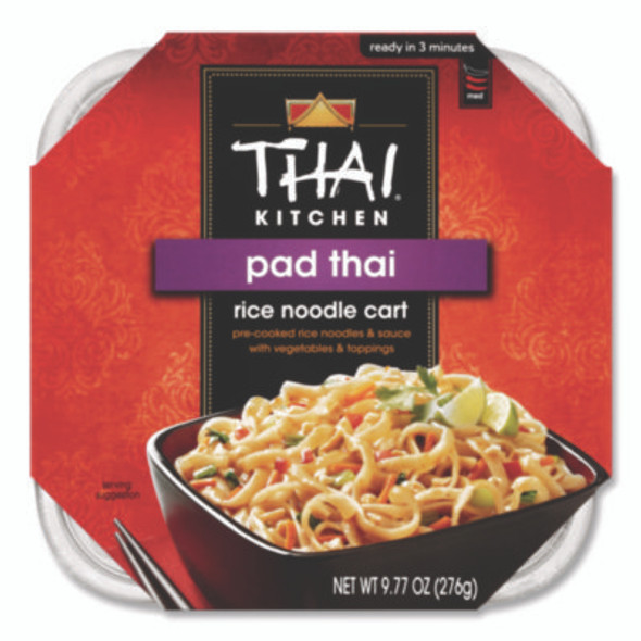 Thai Kitchen Pad Thai Rice Noodle Cart, 9.77 Oz Individually Wrapped, 6/Carton