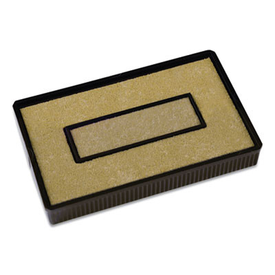 Un-Inked Replacement Pad For Self-Inking Stamps, Two-Color, Compatible With All Ink Colors, 1.88" x 1.13", 3/Pack