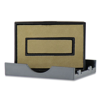 Un-Inked Replacement Pad For Self-Inking Stamps, Two-Color, Compatible With All Ink Colors, 1.88" x 1.13", 3/Pack