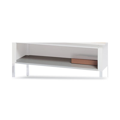 Kwik-File Mailflow-To-Go Shelf For 60" Wide Table, 56w X 25.5d, Pebble Gray