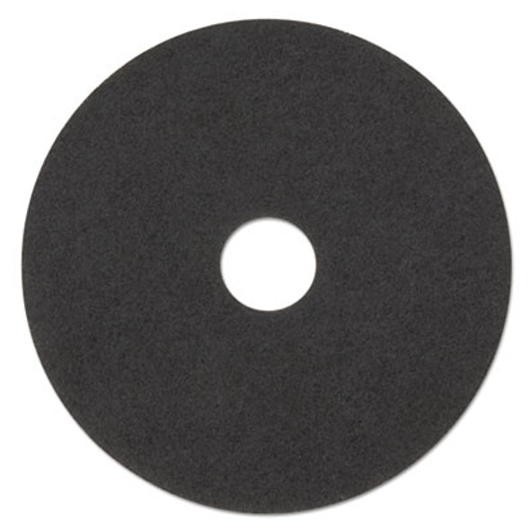 Low-Speed Stripper Floor Pad 7200, 23" Diameter, Black, 5/Carton