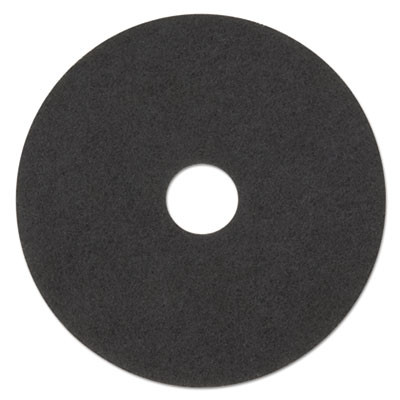 Low-Speed Stripper Floor Pad 7200, 23" Diameter, Black, 5/Carton