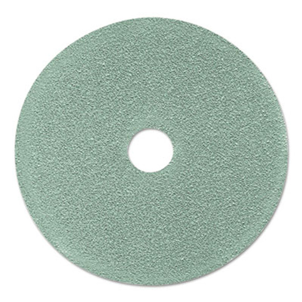 Ultra High-Speed Floor Burnishing Pads 3100, 24" Diameter, Aqua, 5/Carton