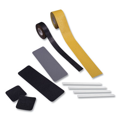 Safety-Walk General Purpose Tread Rolls, 1" X 60 Ft, Black, 4/Carton