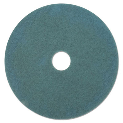 Ultra High-Speed Floor Burnishing Pads 3100, 27.25" Diameter, Aqua, 5/Carton
