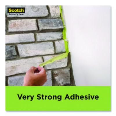 Rough Surface Extra Strength Painter's Tape, 3" Core, 1.41" x 60.1 Yds, Green