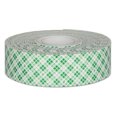 Permanent High-Density Foam Mounting Tape, Holds Up To 15 Lb, 1" x 125", White