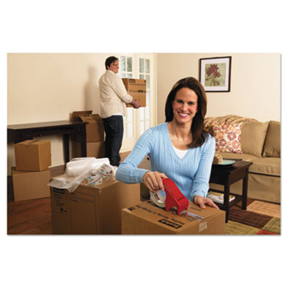 3850 Heavy-Duty Packaging Tape With Dp300 Dispenser, 3" Core, 1.88" X 54.6 Yds, Clear, 6/Pack