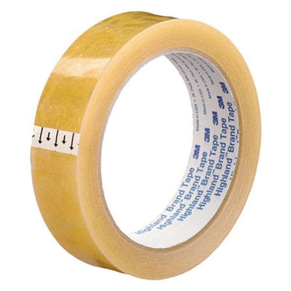 Transparent Tape, 3" Core, 1" X 72 Yds, Clear