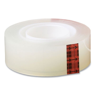 Transparent Tape, 1" Core, 0.5" X 36 Yds, Crystal Clear, 2/Pack
