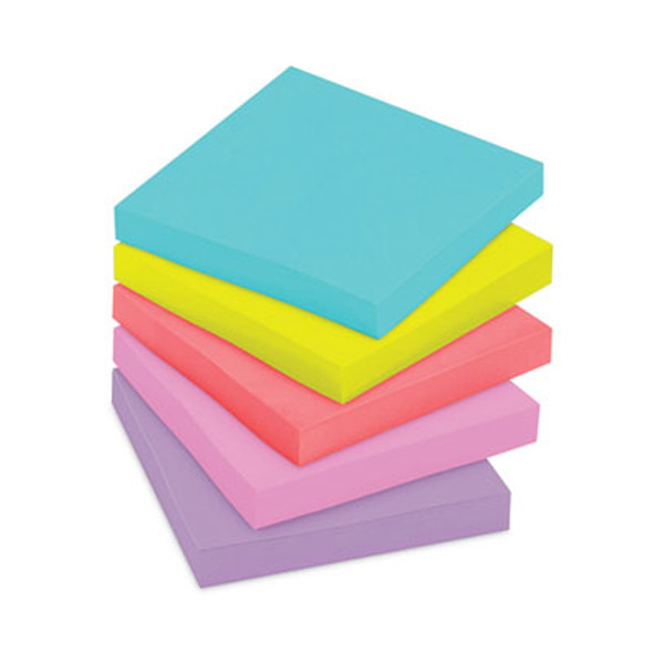 Pads In Supernova Neon Collection Colors, Cabinet Pack, 3" x 3", 70 Sheets/Pad, 24 Pads/Pack