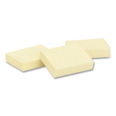 Self-Stick Notes, 3" x 3", Yellow, 100 Sheets/Pad, 12 Pads/Pack