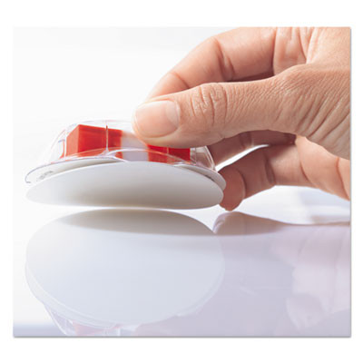Page Flags In Desk Grip Dispenser, 1 x 1.75, Red, 200/Dispenser