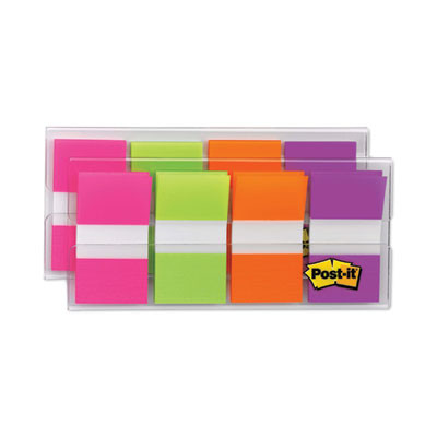 Page Flags In Portable Dispenser, Bright, 160 Flags/Dispenser