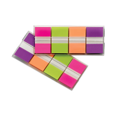 Page Flags In Portable Dispenser, Bright, 160 Flags/Dispenser