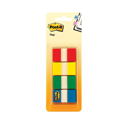 Page Flags In Portable Dispenser, Assorted Primary, 160 Flags/Dispenser