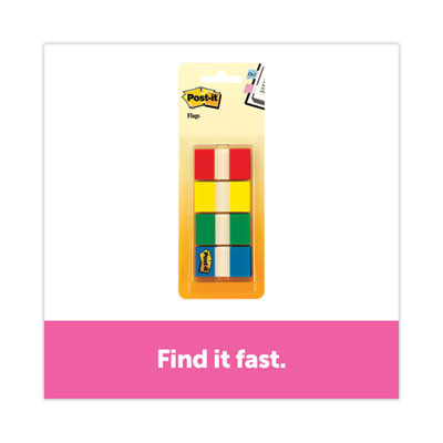 Page Flags In Portable Dispenser, Assorted Primary, 160 Flags/Dispenser