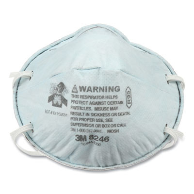 Particulate Respirator 8246, R95, Standard Size, 120/Carton