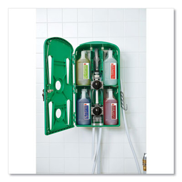 Flow Control System Chemical Dispenser, Action Gap, 12.25 x 6.3 x 22.5, Green