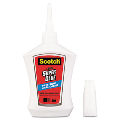 Super Glue With Precision Applicator, 0.14 Oz, Dries Clear