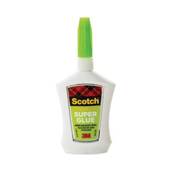 Super Glue No-Run Gel With Precision Applicator, 0.14 Oz, Dries Clear
