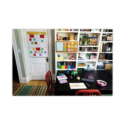 Dry Erase Sheets, Laminate Film Surface, 7" x 11.3", White, 3/Pack