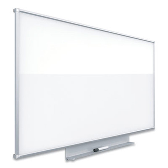 Porcelain Dry Erase Boards, 72" x 48", White Surface, Satin Aluminum Frame