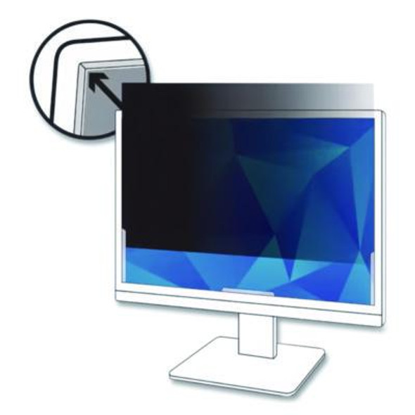 Frameless Blackout Privacy Filter For 19" Widescreen Flat Panel Monitor, 16:10 Aspect Ratio